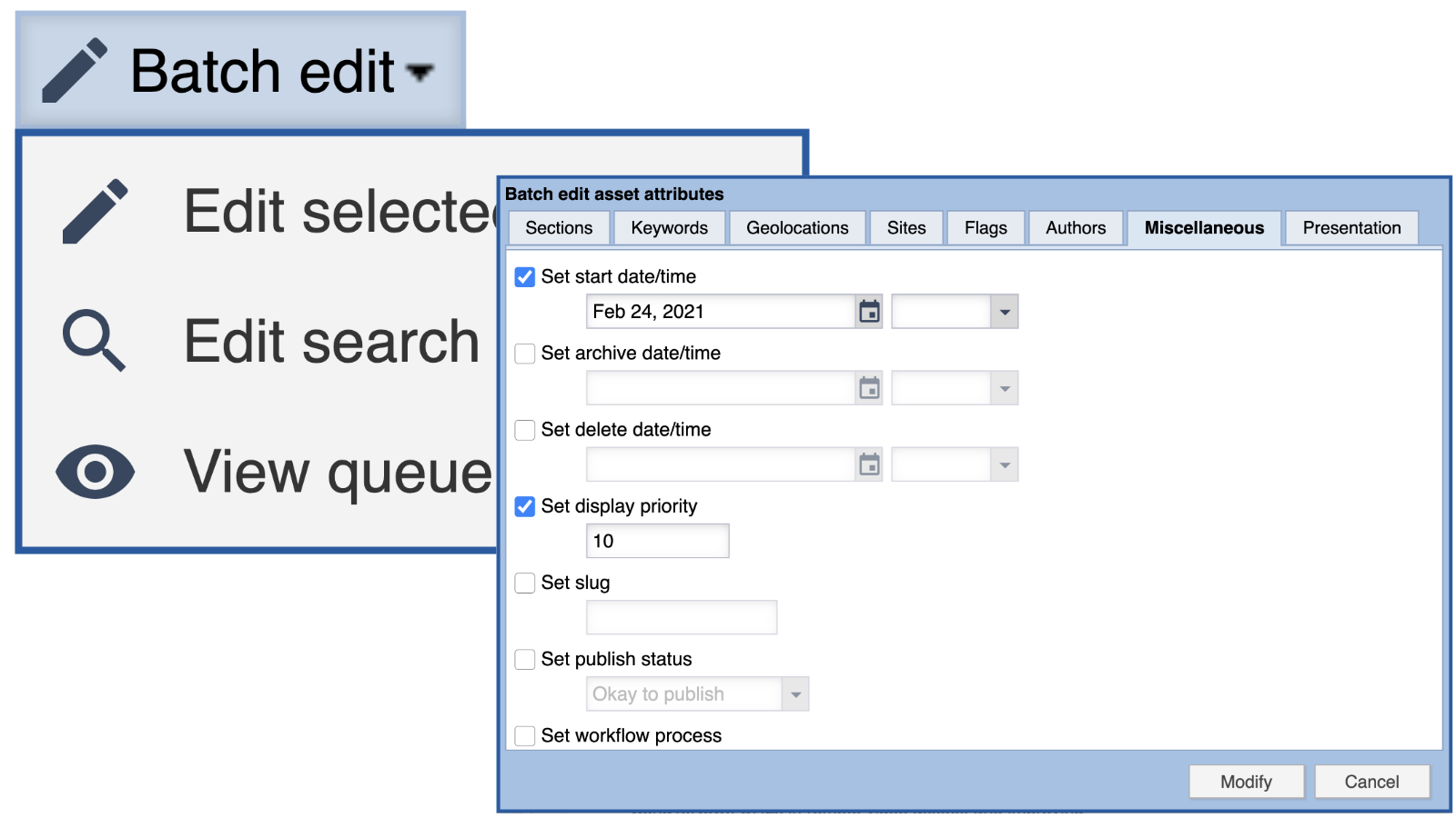 How to use the Batch Edit tool